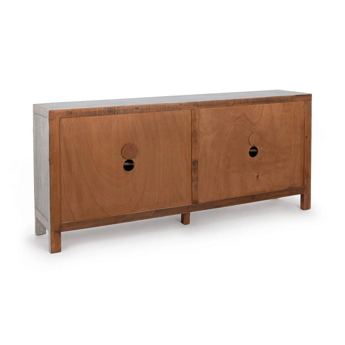 Classic Home - Gama 4 Door Cabinet in Blue Washed - 52004729