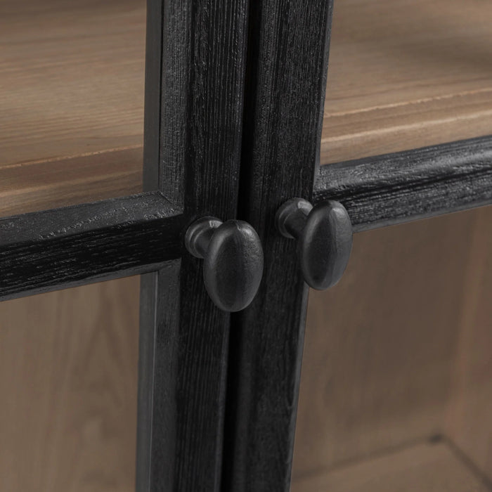 Classic Home - Waverly Display Cabinet in Loft Black - 52004731