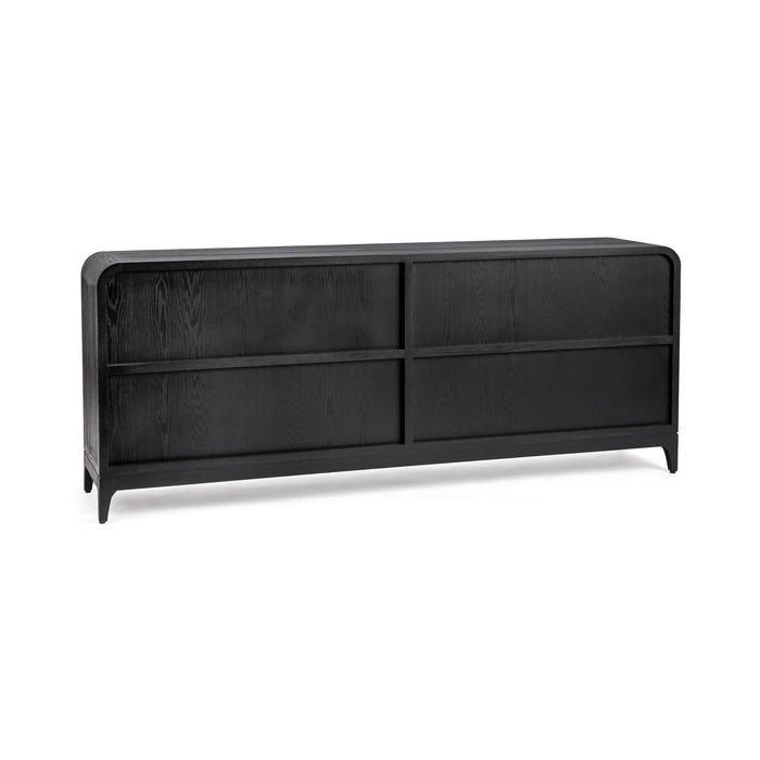 Classic Home - Maison 4 Door Cabinet in Loft Black - 52004734