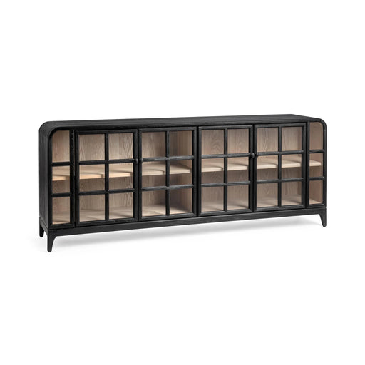 Classic Home - Maison 4 Door Cabinet in Loft Black - 52004734 - GreatFurnitureDeal