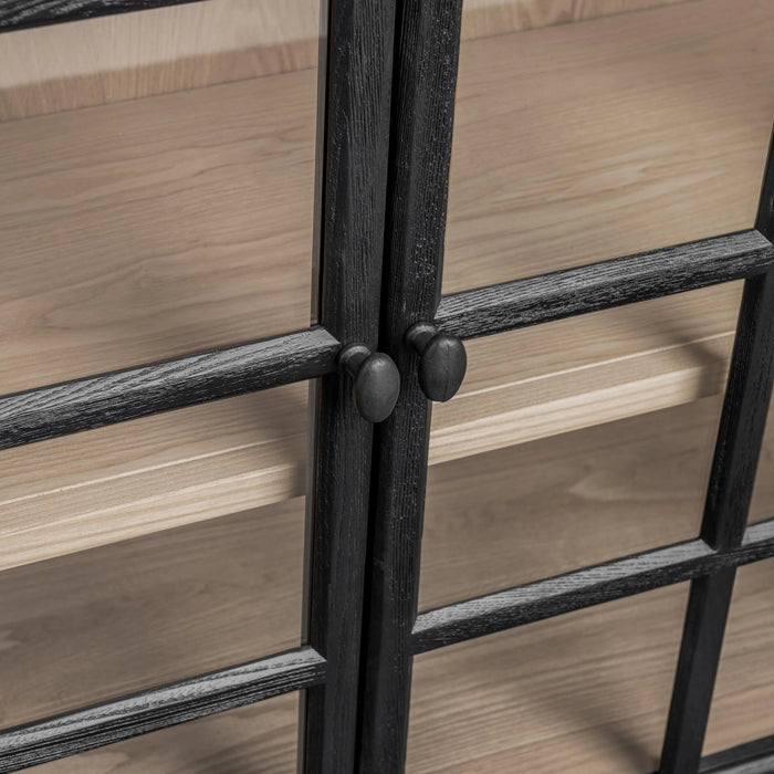 Classic Home - Maison 4 Door Cabinet in Loft Black - 52004734