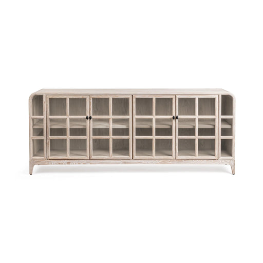Classic Home - Maison 4 Door Cabinet in Coastal Drift - 52004736 - GreatFurnitureDeal