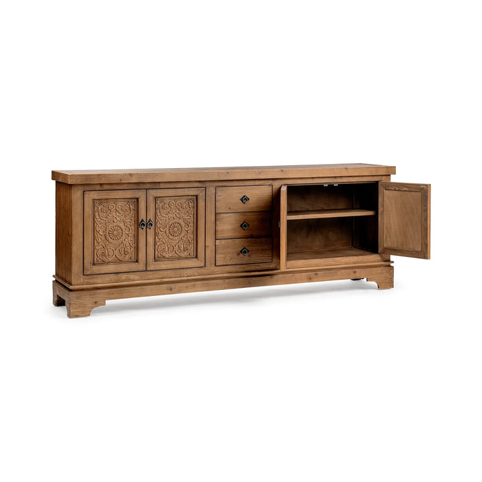 Classic Home - Amita 3 Drawer Cabinet in Brown - 52004756