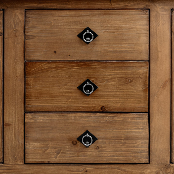 Classic Home - Amita 3 Drawer Cabinet in Brown - 52004756