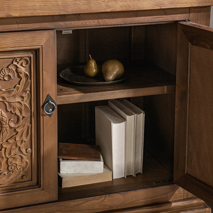 Classic Home - Amita 3 Drawer Cabinet in Brown - 52004756