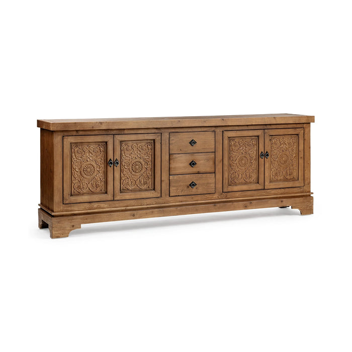 Classic Home - Amita 3 Drawer Cabinet in Brown - 52004756