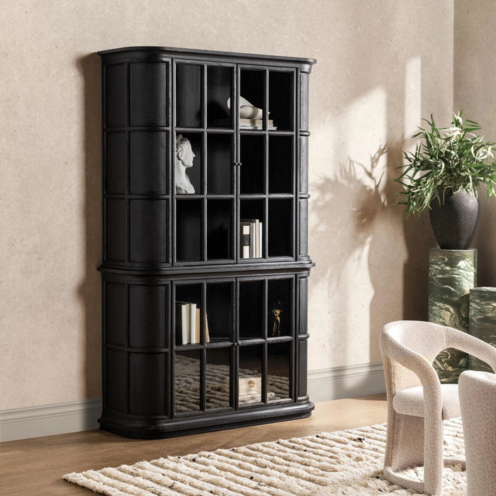 Classic Home - Carson Display Cabinet in Loft Black - 52004771