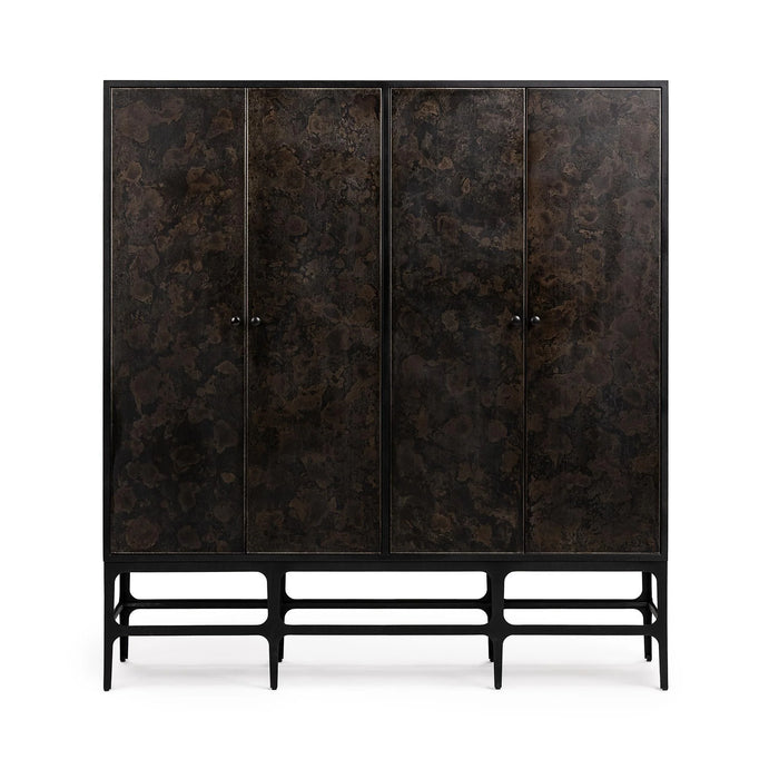 Classic Home - Amilio Tall Cabinet in Rust Noir - 52007480 - GreatFurnitureDeal
