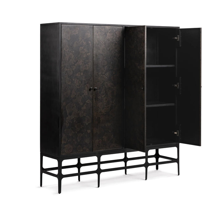 Classic Home - Amilio Tall Cabinet in Rust Noir - 52007480 - GreatFurnitureDeal