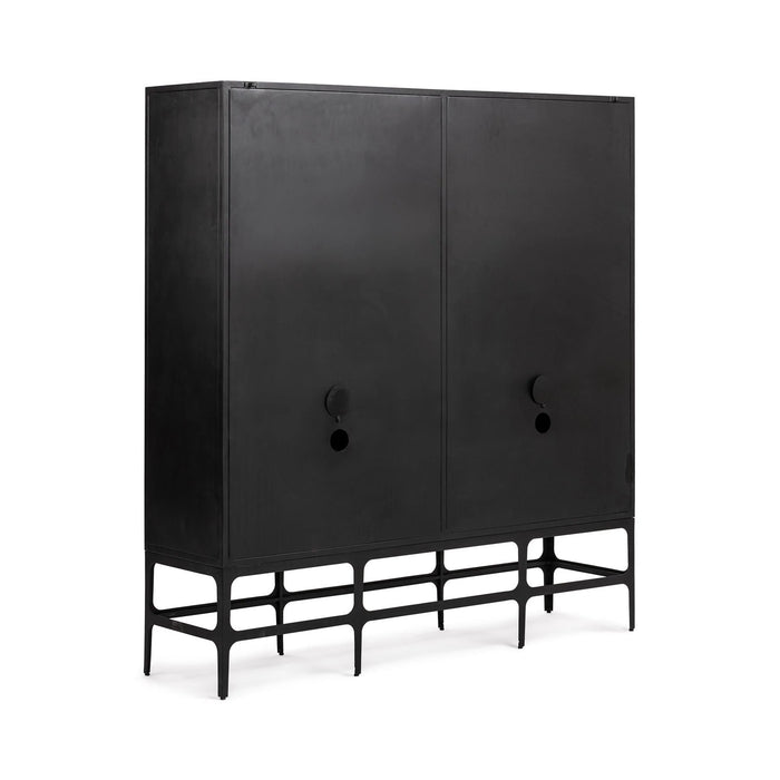 Classic Home - Amilio Tall Cabinet in Rust Noir - 52007480 - GreatFurnitureDeal