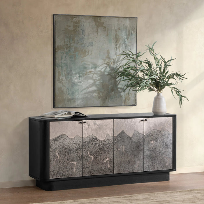 Classic Home - Sequoia 4 Door Cabinet in Oxide Smoke - 52007484