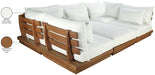 Meridian Furniture - Ease 228" Fabric Upholstered 8 Piece Modular Sectional - 111White-Sec6C - GreatFurnitureDeal
