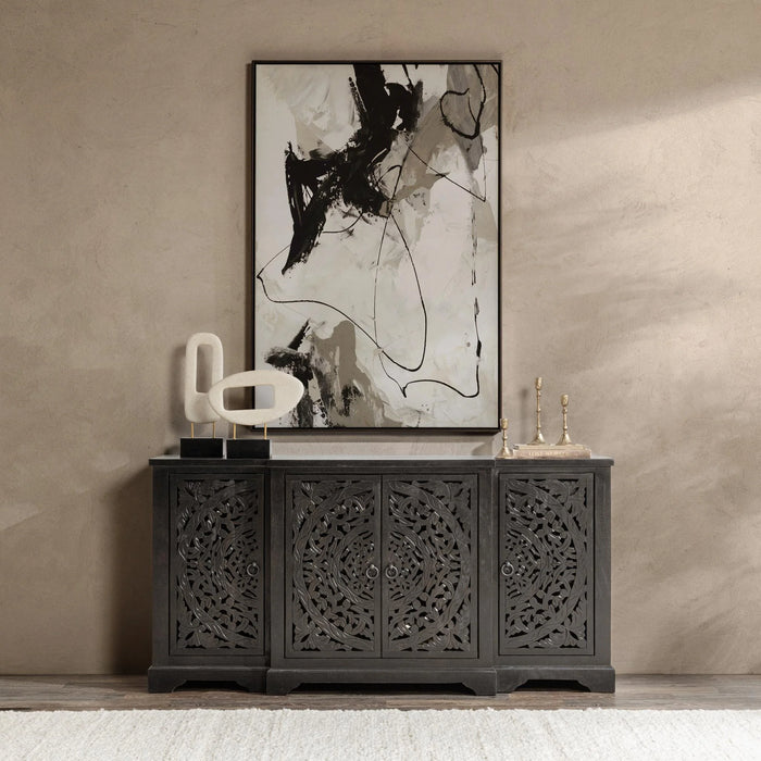Classic Home - Harmony Cabinet in Harvest Walnut - 52010821
