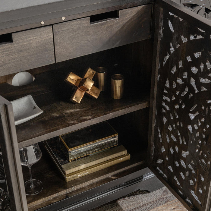 Classic Home - Harmony Cabinet in Harvest Walnut - 52010821