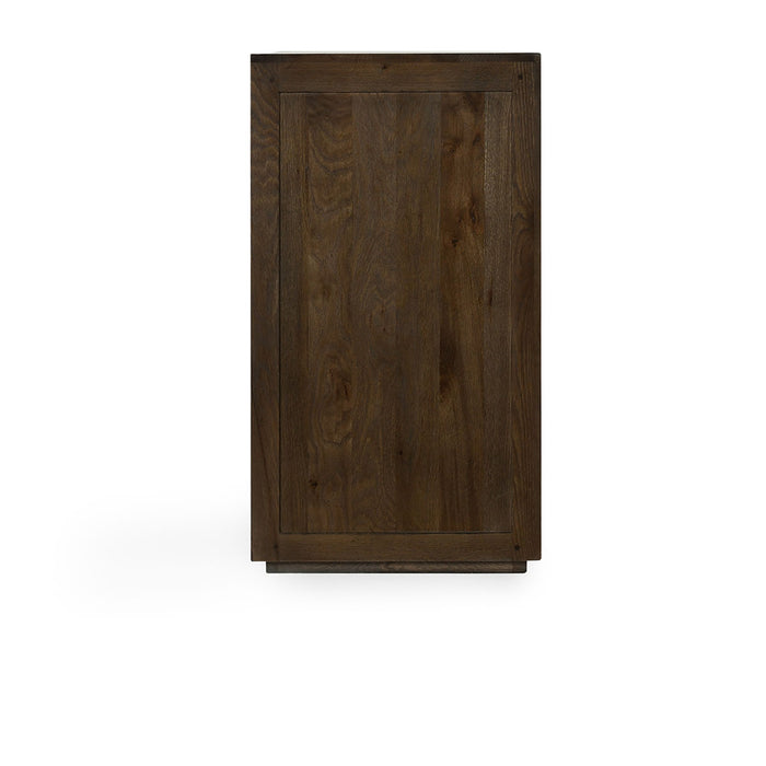 Classic Home Furniture - Bradley Oak Wood 6Dr Cabinet Cocoa Brown - 52010895 - GreatFurnitureDeal