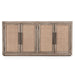 Classic Home - Jensen Cane/Wood 4Dr Cabinet Taupe - 52010901 - GreatFurnitureDeal