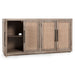 Classic Home - Jensen Cane/Wood 4Dr Cabinet Taupe - 52010901 - GreatFurnitureDeal