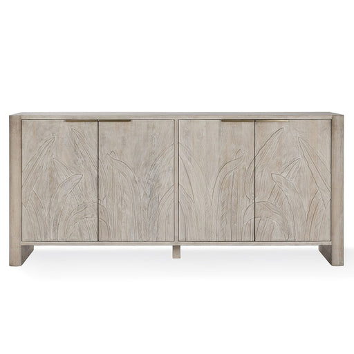 Classic Home - Ledro Wood 4Dr Buffet White Wash - 52010921 - GreatFurnitureDeal