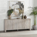Classic Home Furniture - Ledro Wood 4Dr Buffet White Wash - 52010921 - GreatFurnitureDeal