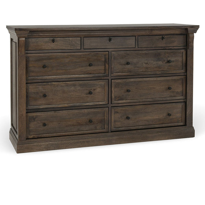 Classic Home - Adelaide Solid Wood 9Dwr Dresser - Cocoa Brown - 52010923 - GreatFurnitureDeal