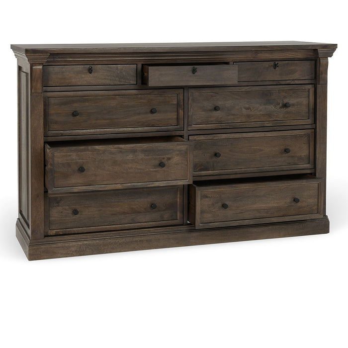 Classic Home Furniture - Adelaide Wood 9Dwr Dresser Cocoa Brown - 52010923