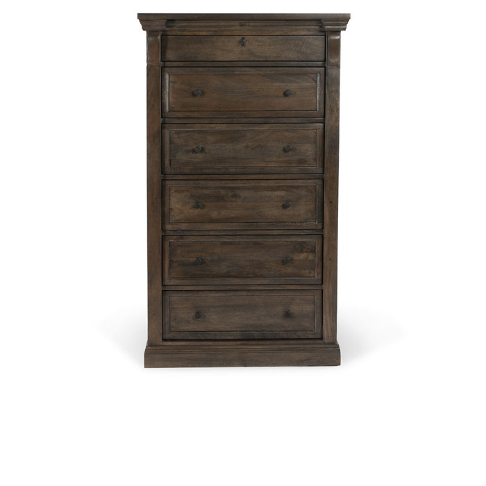 Classic Home Furniture - Adelaide Wood 6Dwr Chest Cocoa Brown - 52010924 - GreatFurnitureDeal