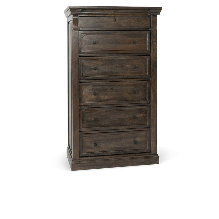 Classic Home - Adelaide Solid Wood 6Dwr Chest - Cocoa Brown - 52010924 - GreatFurnitureDeal