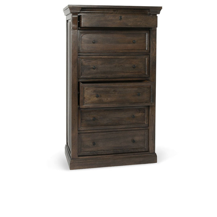 Classic Home - Adelaide Solid Wood 6Dwr Chest - Cocoa Brown - 52010924 - GreatFurnitureDeal