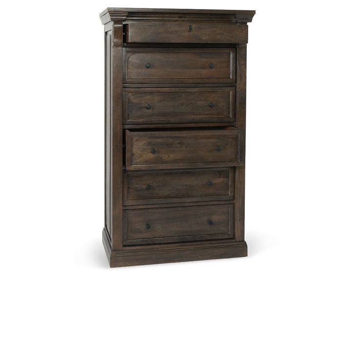 Classic Home Furniture - Adelaide Wood 6Dwr Chest Cocoa Brown - 52010924