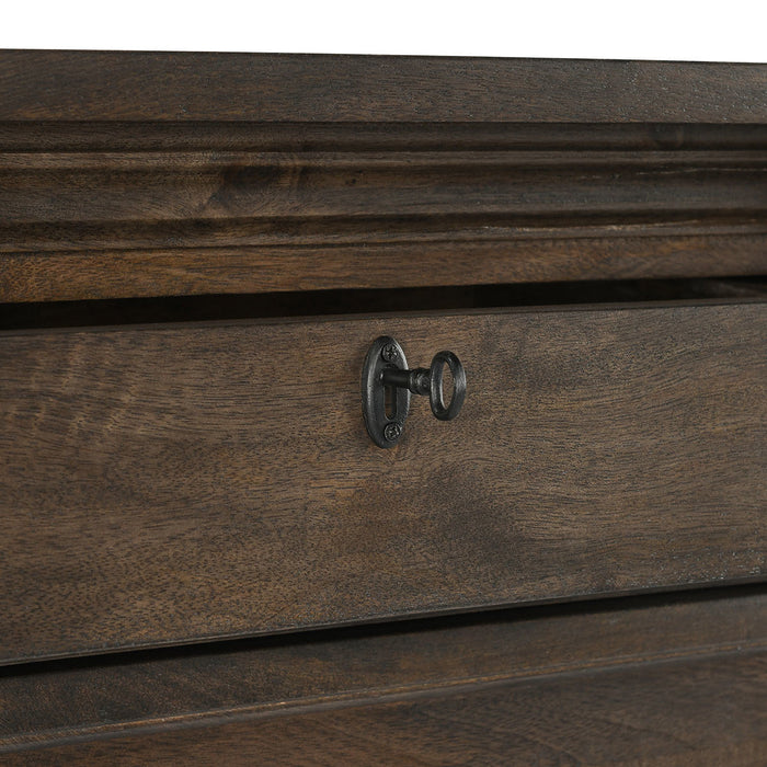 Classic Home - Adelaide Solid Wood 6Dwr Chest - Cocoa Brown - 52010924 - GreatFurnitureDeal