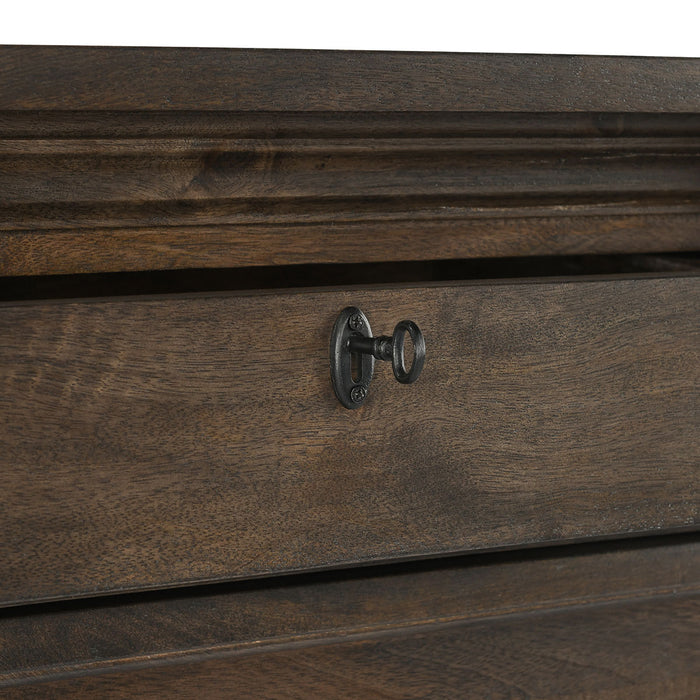 Classic Home Furniture - Adelaide Wood 6Dwr Chest Cocoa Brown - 52010924