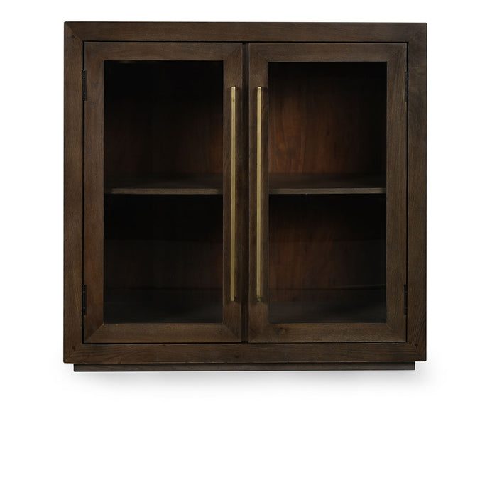 Classic Home Furniture - Bradley Oak Wood 2Dr Cabinet Cocoa Brown - 52010929