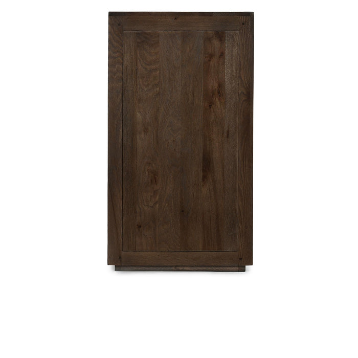 Classic Home Furniture - Bradley Oak Wood 2Dr Cabinet Cocoa Brown - 52010929