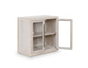 Classic Home Furniture - Bradley Oak Wood 2 Door Cabinet Landmark White Wash - 52010930 - GreatFurnitureDeal