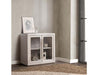 Classic Home Furniture - Bradley Oak Wood 2 Door Cabinet Landmark White Wash - 52010930 - GreatFurnitureDeal