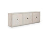 Classic Home Furniture -  Bradley Oak Wood 6 Door Cabinet in White - 52010931 - GreatFurnitureDeal