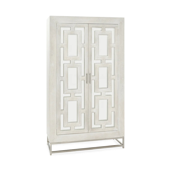 Classic Home Furniture - Adina Mango Wood Tall Cabinet White Washed - 52010936 - GreatFurnitureDeal