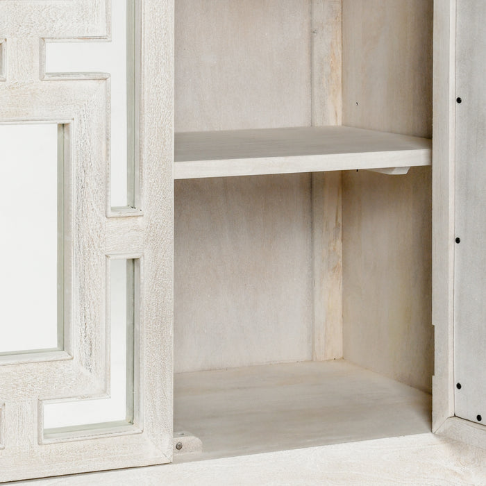 Classic Home Furniture - Adina Mango Wood Tall Cabinet White Washed - 52010936 - GreatFurnitureDeal