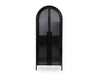 Classic Home Furniture - Moca Metal/Glass 2 Door Tall Cabinet Black - 52010937 - GreatFurnitureDeal