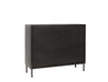 Classic Home Furniture - Nore Metal/Glass 2Dwr 2Dr Cabinet Blackened Steel - 52010939 - GreatFurnitureDeal