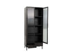 Classic Home Furniture - Nore Metal/Glass 2 Door 2 Drawer Tall Cabinet Blackened Steel - 52010941 - GreatFurnitureDeal