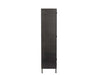 Classic Home Furniture - Nore Metal/Glass 2 Door 2 Drawer Tall Cabinet Blackened Steel - 52010941 - GreatFurnitureDeal