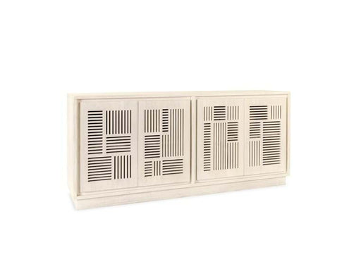 Classic Home - Lila Mango Wood 4 Door Buffet White - 52010944 - GreatFurnitureDeal