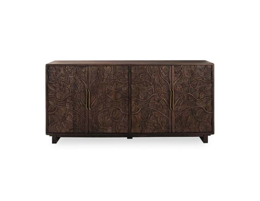 Classic Home - Albero Wood 4 Door Buffet Kona Brown - 52010949 - GreatFurnitureDeal