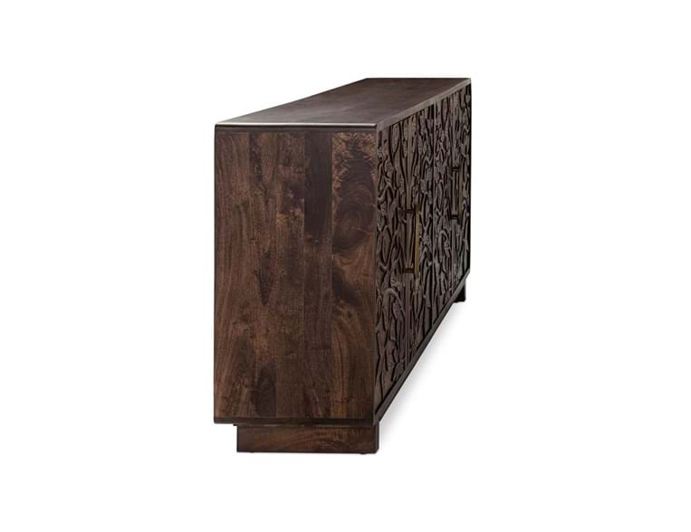 Classic Home Furniture - Albero Wood 4 Door Buffet Kona Brown - 52010949 - GreatFurnitureDeal