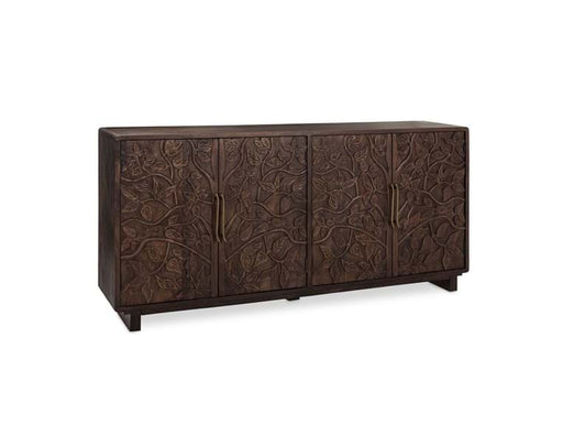Classic Home - Albero Wood 4 Door Buffet Kona Brown - 52010949 - GreatFurnitureDeal