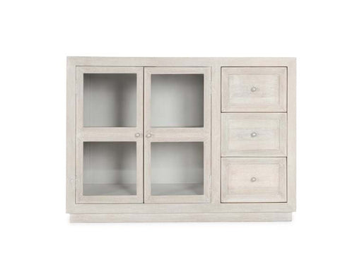 Classic Home Furniture - Isha Mango Wood 3 Dwr 2 Dr Cabinet White Washed - 52010951 - GreatFurnitureDeal