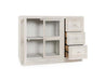 Classic Home Furniture - Isha Mango Wood 3 Dwr 2 Dr Cabinet White Washed - 52010951 - GreatFurnitureDeal