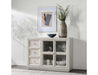 Classic Home Furniture - Isha Mango Wood 3 Dwr 2 Dr Cabinet White Washed - 52010951 - GreatFurnitureDeal