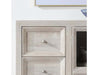 Classic Home Furniture - Isha Mango Wood 3 Dwr 2 Dr Cabinet White Washed - 52010951 - GreatFurnitureDeal